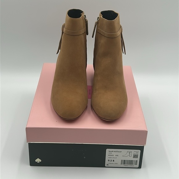 1958- kate spade Women's Tan Ankle Boots Size 9.5 NWT - Picture 11 of 11